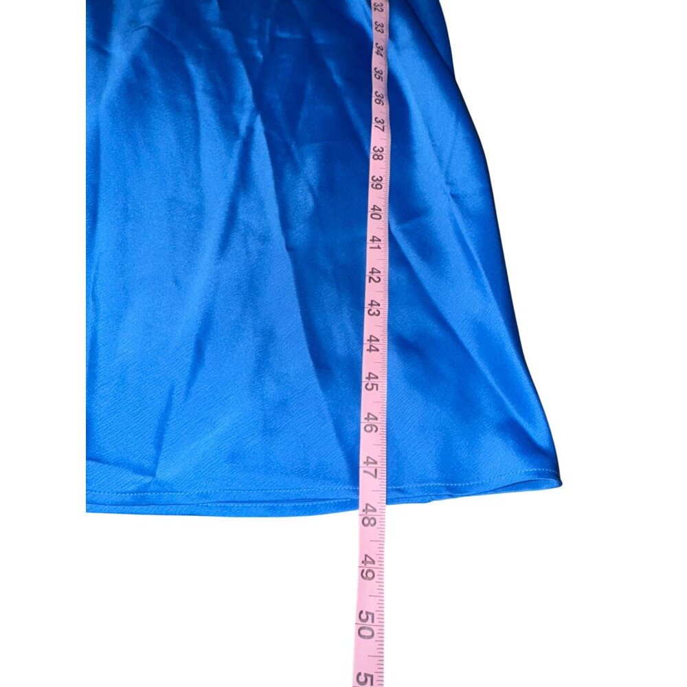 WAYF Womens Blue Cowl Neck Maxi Dress Size XXL - Picture 10 of 12